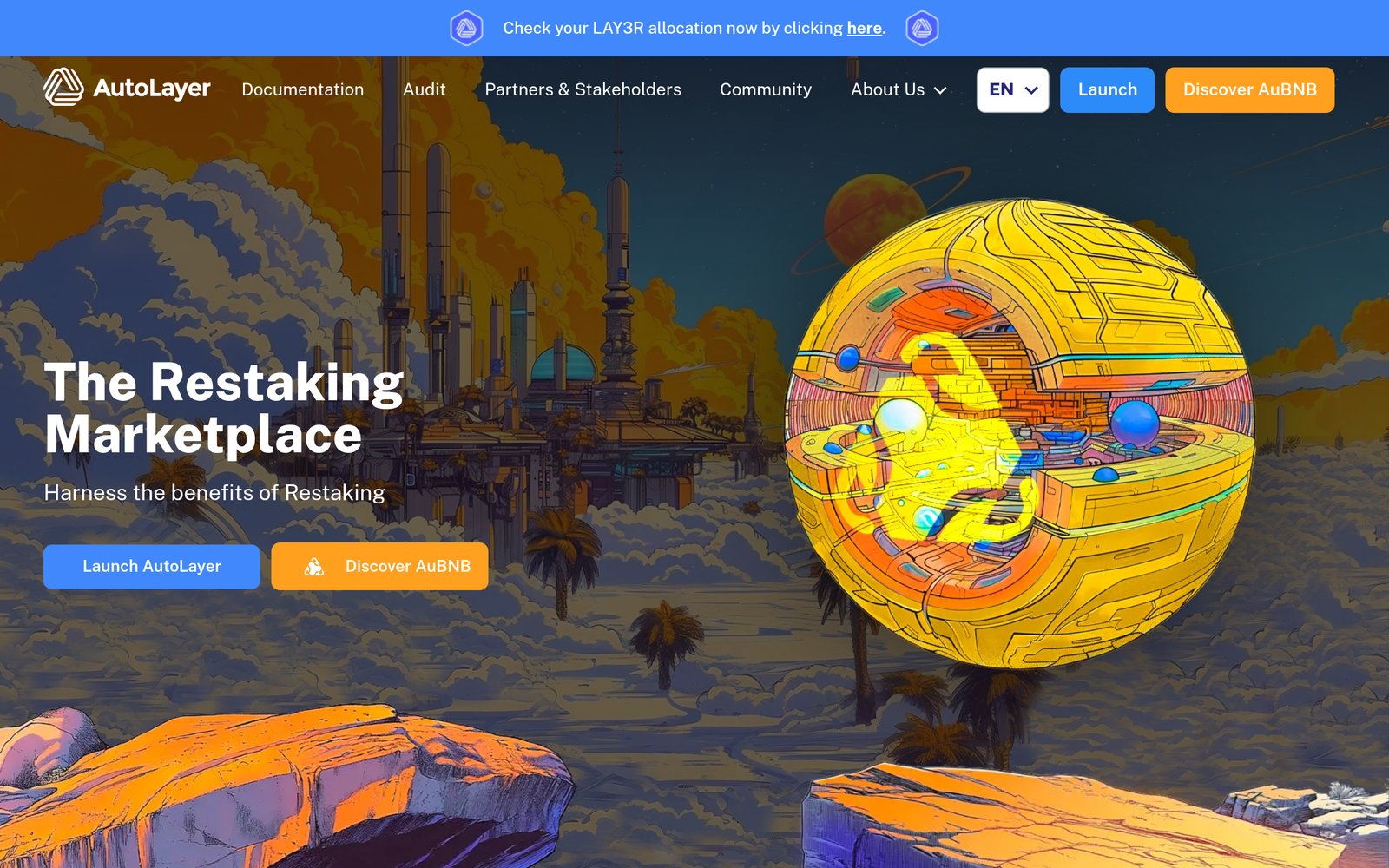 AutoLayer website preview